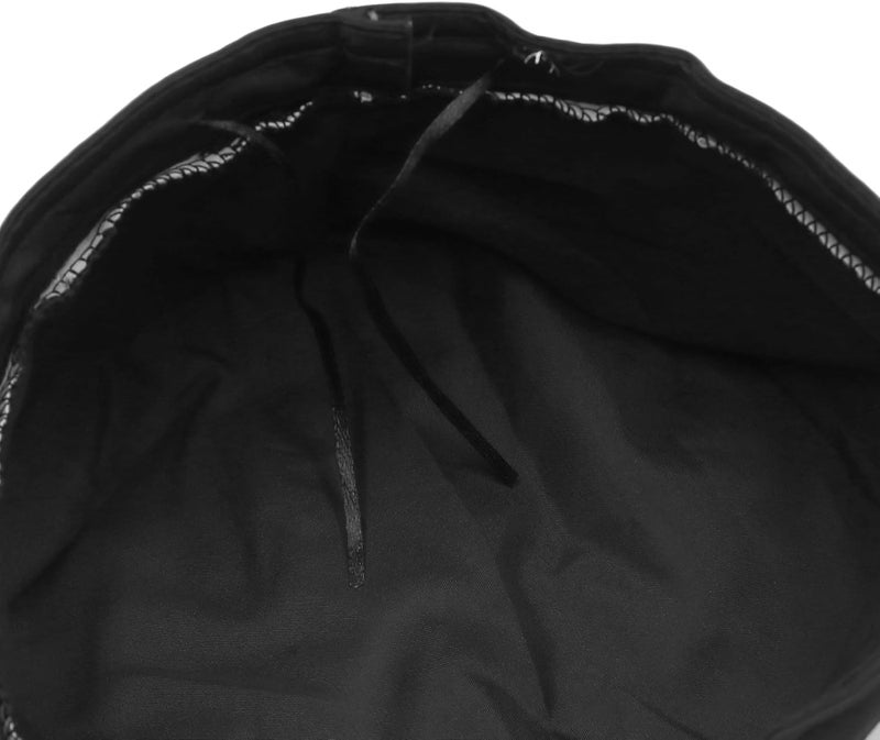 MINGSEECESS Women PU Leather French Black Beret Hat Causal Beanie Hat - Image 3